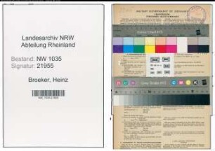 Entnazifizierung Heinz Broeker , geb. 01.06.1921 (Kaufmaennischer Angestellter)