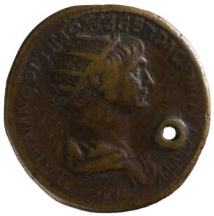 Münze, Dupondius, 114 - 117