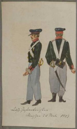 Russische Infanteristen, 1813