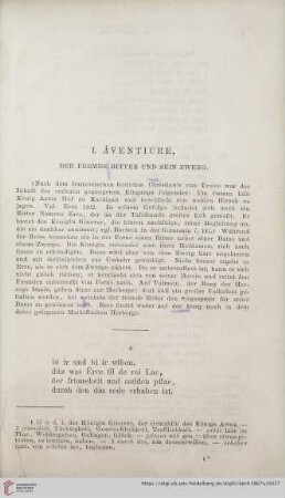 I. Âventiure