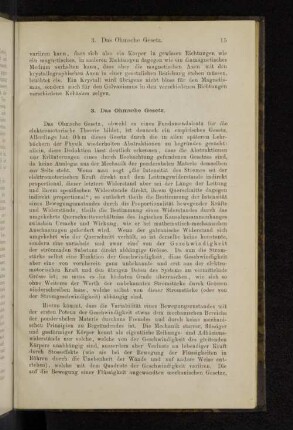 3. Das Ohmsche Gesetz.