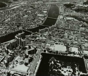 Hiroshima. Stadtkern am Otagawa