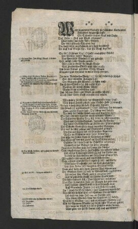[Der Triumphirenden Reinholdsburg Frohlockender Zuruff ...]
