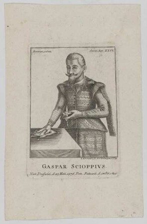 Bildnis des Gaspar Scioppius