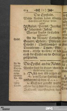 Die Episteln.