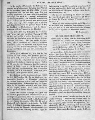 Das alte Bamberger Recht als Quelle der Carolina. Nach bisher ungedruckten Urkunden und Handschriften zuerst herausgegeben und commentirt von H. Zoepfl. Heidelberg: Groos 1839