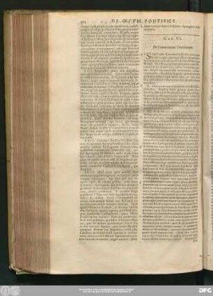 Cap. VI. De Convocatione Conciliorum.