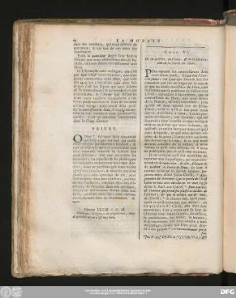 Chap. VI. De la Lecture, de l'Oüie , & de la Méditation de la Parole de Dieu.