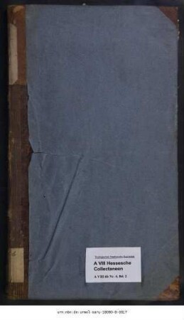 Register über die Handels-, Kopial- und Lehnbücher aus dem Sondershäuser Archiv