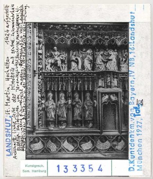 Landshut: St. Martin, Hochaltar. 1424 aufgestellt