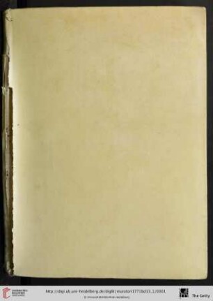 T.13,Pt.1: Opere del proposto Lodovico Antonio Muratori già bibliotecario del Serenissimo Signore Duca di Modena