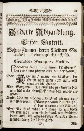 Anderte Abhandlung.