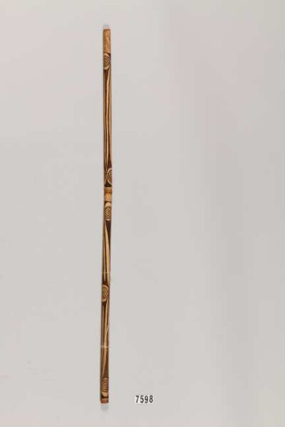 decorated bamboo stick