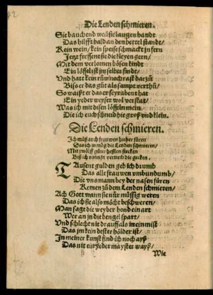 Die Lenden schmieren.