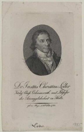 Bildnis des Justus Christian Loder