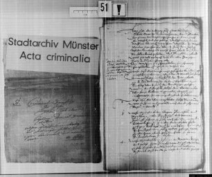 Strafsache gegen Bernard Marquers (Marquerdinck) gen. Demmer wegen Viehdiebstählen, Hehlerei und Raub 1644 gehängt