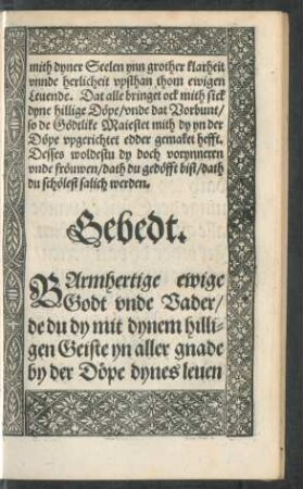 Gebedt.