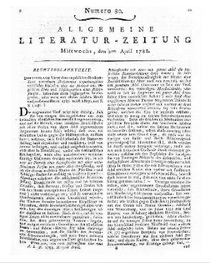 Eines vornehmen Staatsmanns unpartheyisches rechtliches Bedenken über die Materie von ungleichen Ehen und Mißheyrathen eines Reichsstandes, besonders eines regierenden Reichsgrafen, oder eines aus einem solchen Hause entsprossenen Herren. - Deutschland [i.e. Gießen] : [Krieger], 1787