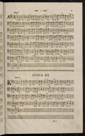 Missa III.