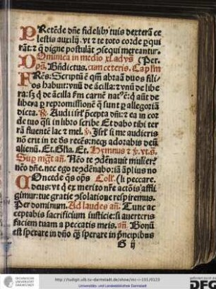 Psalmus: Benedictus cum ceteris