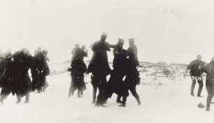 Soldatenverbrüderung vor Dünaburg dem Frieden von Brest-Litowsk