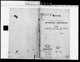 Verkauf der Herrschaft Broich