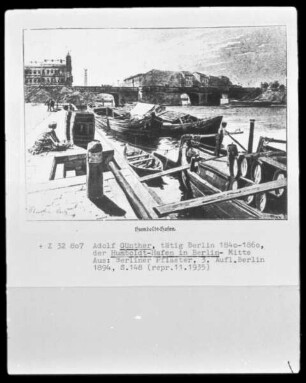 Der Humboldt-Hafen in Berlin