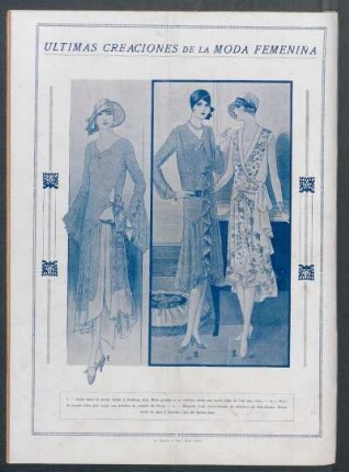 Últimas creaciones de la moda femenina