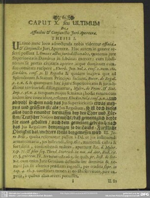 Caput X. seu Ultimum. De Affinibus & Coniunctis Iuri Aperturae