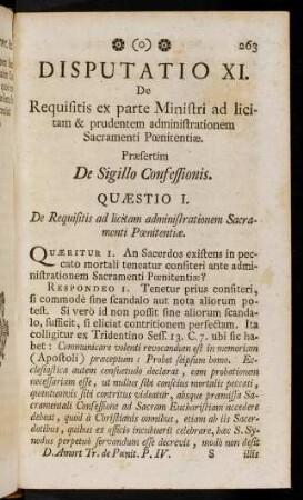 263-274, Quaestio 1. - Quaestio 2.
