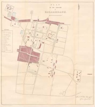 Plan of the station of Hazareebagh