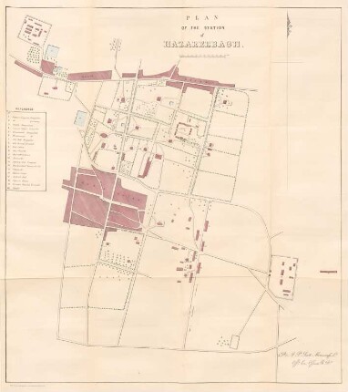 Plan of the station of Hazareebagh