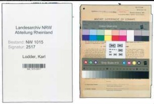 Entnazifizierung Karl Lodder , geb. 09.01.1903 (Angestellter)