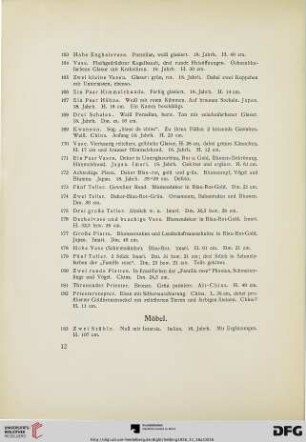 Möbel (Nr.183-243)