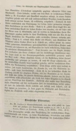 251-262 Kirchliche Literatur