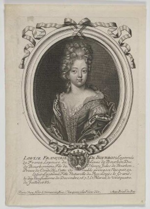 Bildnis der Lovise Françoise de Bovrbon