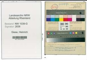 Entnazifizierung Heinrich Giese , geb. 28.12.1914 (Polizist)