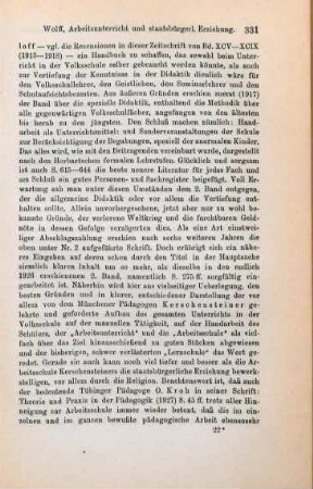 330-332 [Rezension] Der Volksschulunterricht