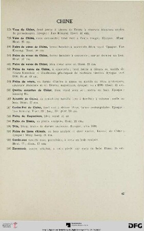 Chine (Nr. 578-593)
