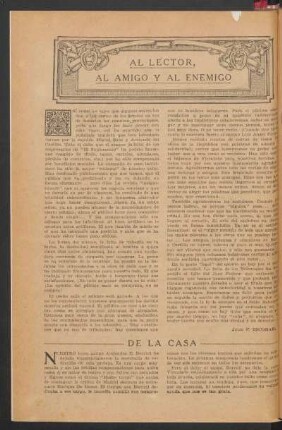 De la casa