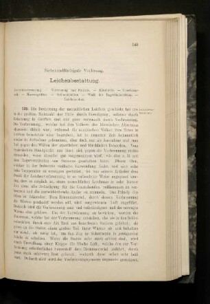 Siebenundfünfzigste Vorlesung. Leichenbestattung