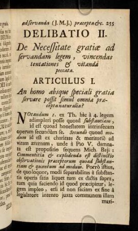 255-260, An homo absque speciali gratia servare ...