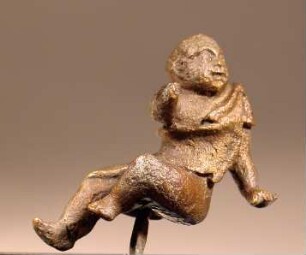 Römische Statuette eines Bacchus- oder Satyrkindes
