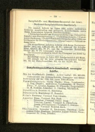 Dampfschleppschifffahrts-Gesellschaft vereinigter Schiffer.