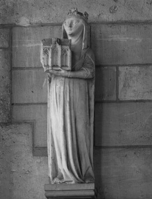 Statuette der Jeanne de France oder Jeanne d'Evreux