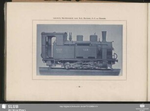3/3 gek. Tender-Locomotive der Königl. Serbischen Staats-Eisenbahnen