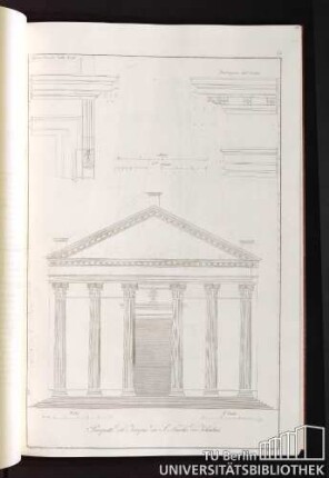 Prospetto del Tempio di S. Nicola de' Tolentini