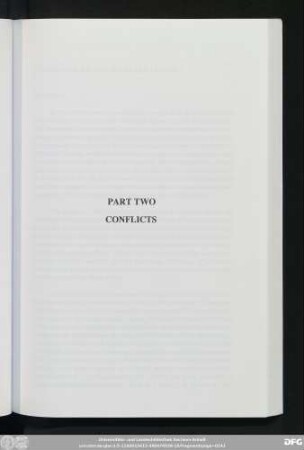 Part Two Conflicts