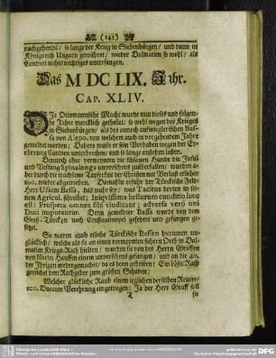 Das MDCLIX. Jahr