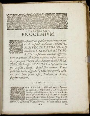 Thesis I. - Thes. XXVIII.